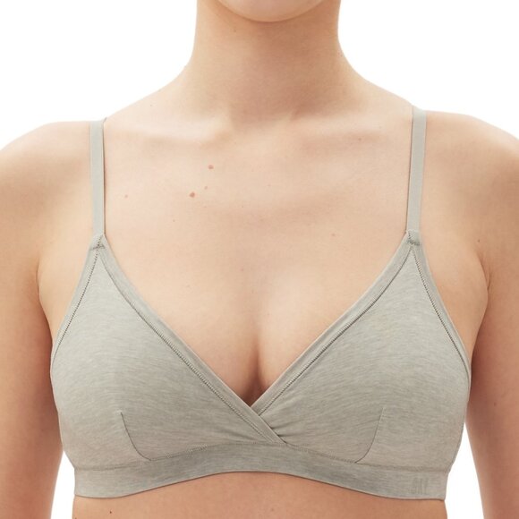 #418 Gap Body S Breathe Full Coverage Bralette GPW00153 GPW00153 Heather Gray M - Picture 2 of 2